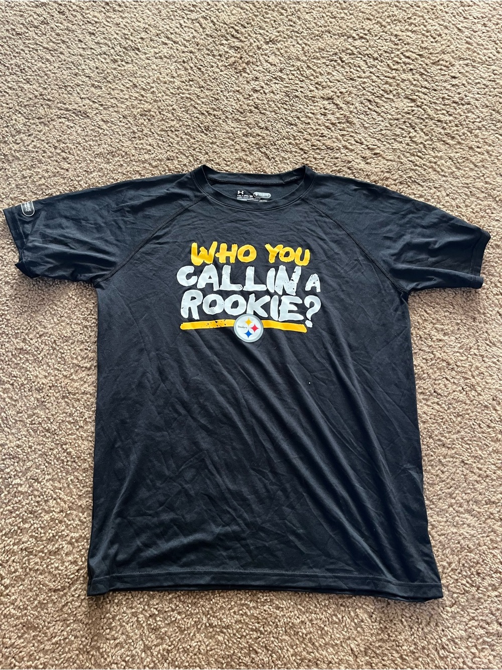 Boys Under Armour Steelers T-Shirt Size Youth XL